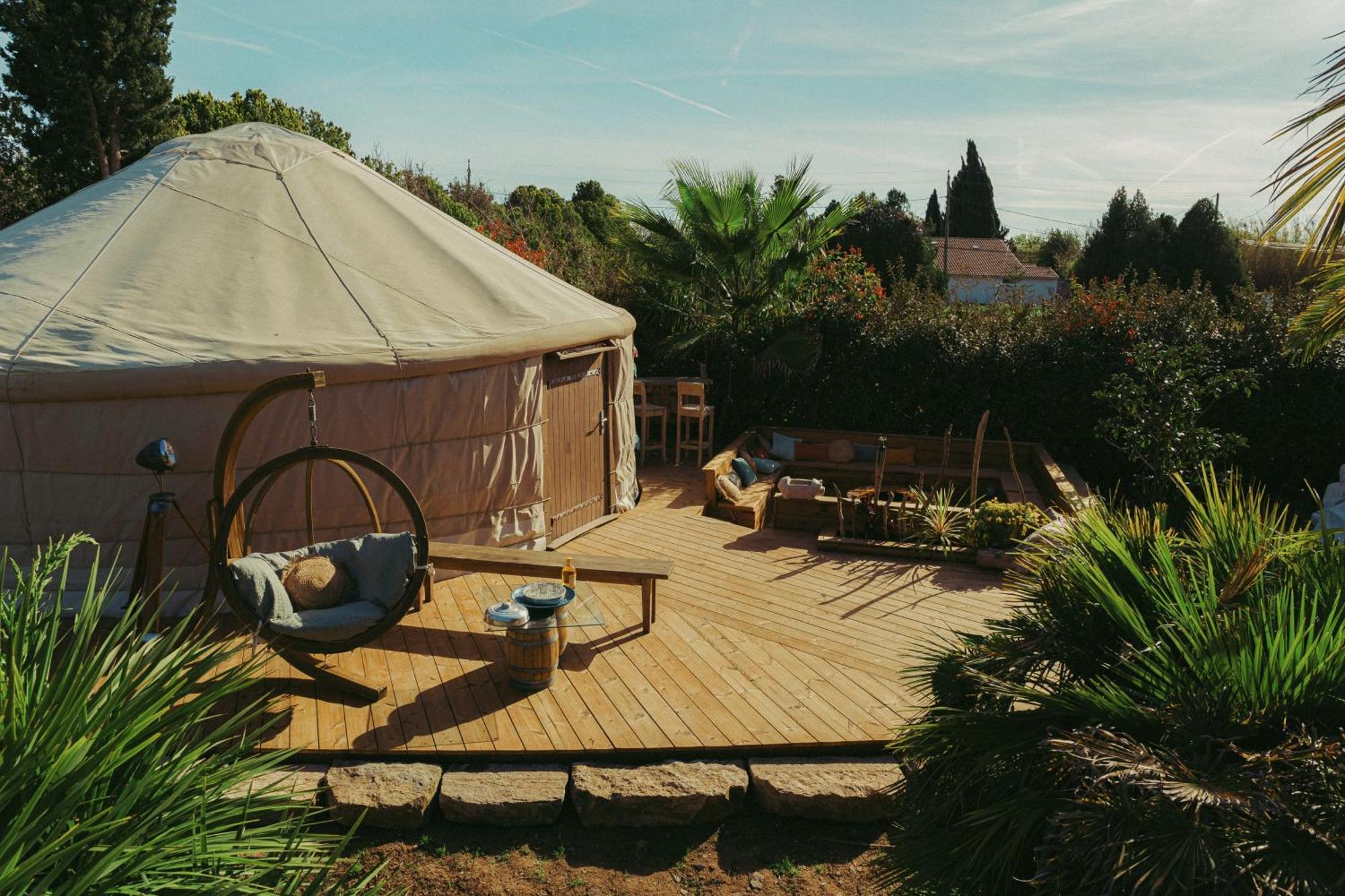 Yourte Jardin Exotique Piscine * Hyères