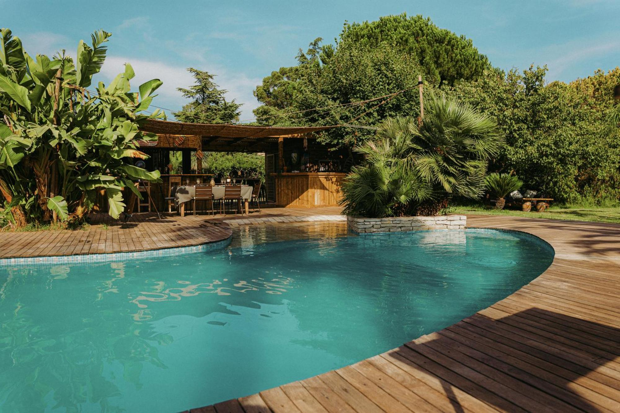 Tente de luxe Yourte Jardin Exotique Piscine *
